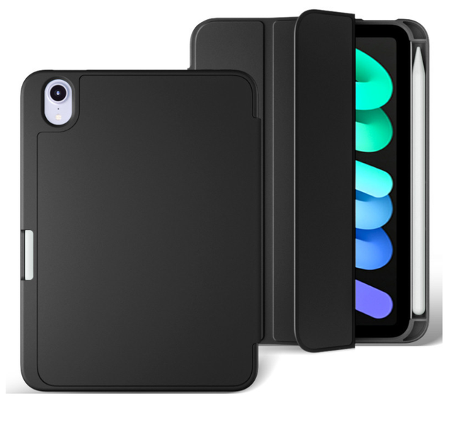 Чехол-книжка DK Эко-кожа силикон Smart Case Стилус для Apple iPad mini 8.3" 6gen 2021 (A2567/ A2568) (black) 013752-080 фото
