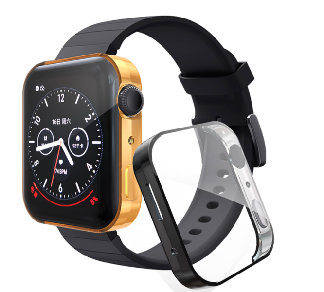 Чехол-накладка DK Silicone Face Case для Xiaomi Mi Watch (China) (black) 012925-124 фото