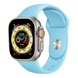 Ремешок силикон Sport Band M / L для Apple Watch 42 / 44 / 45 / 49mm (light blue) 05531-739 фото
