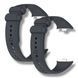 Ремінець 2 шт CDK для Xiaomi Mi Smart Band 9 Pro | Silicone Sport Band (017124) (dark grey) 022137-128 фото 1