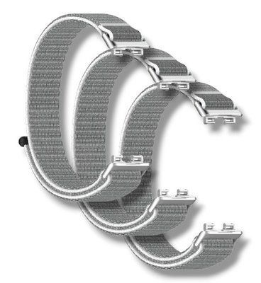 Ремешок 3шт CDK для Huawei Band 8 / 9 | Nylon Sport Loop (018021) (seashell) 021819-967 фото