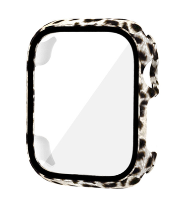 Чехол-накладка CDK Пластик Gloss Glass Full Cover для Apple Watch 44mm (015213) (leopard) 015221-049 фото