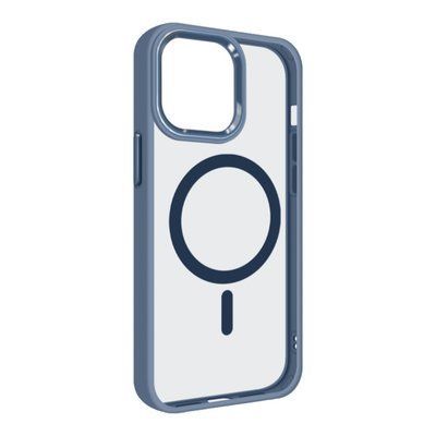 Чехол-накладка DK для Apple iPhone 14 Pro Max | MagSafe Composite Metal Edge (light blue) 018496-701 фото