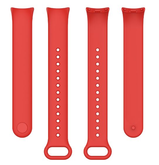 Ремінець CDK для Xiaomi Mi Smart Band 9 Ceramic | Silicone Sport Band (015812) (red) 018014-126 фото