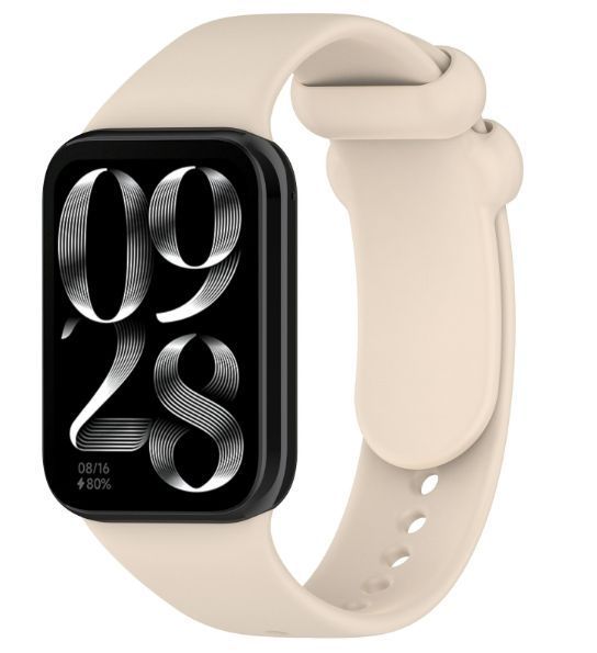 Ремешок 2шт CDK для Xiaomi Mi Smart Band 9 Pro | Silicone Sport Band (017124) (ivory) 022137-008 фото