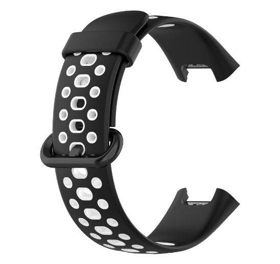 Ремінець CDK Silicone Sport Band Nike для Xiaomi Poco Watch (013577) (black / white) 014228-987 фото