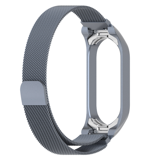 Ремешок DK Metal Milanese Loop Magnetic для Xiaomi Mi Band 7 (grey) 015135-385 фото