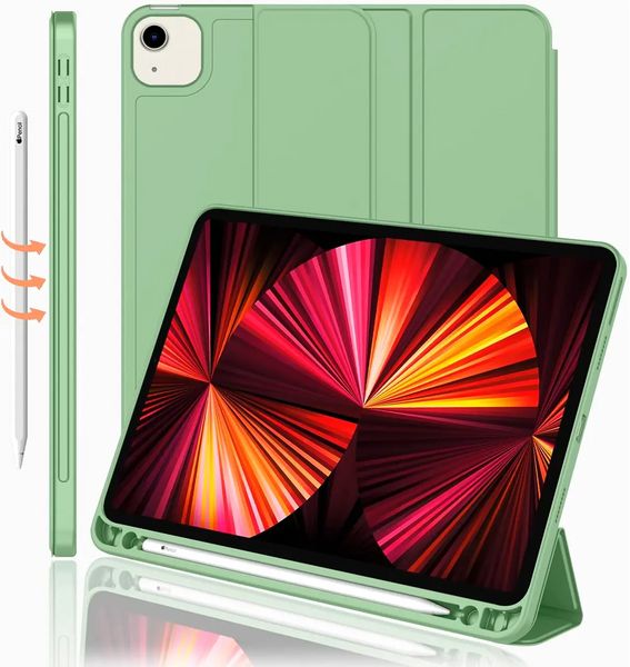 Чехол-книжка CDK для Apple iPad Air 11" M2 2024 Эко-кожа силикон Smart Case Слот Стилус (011190) (light green) 017804-070 фото