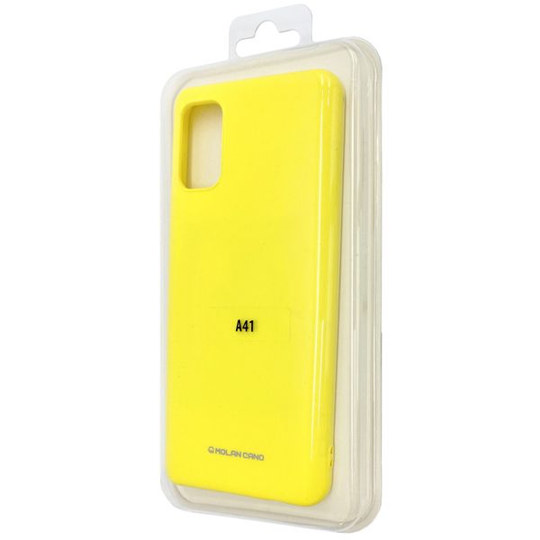 Чехол-накладка Silicone Molan Cano Jelly Case для Samsung A41 / A415 (yellow) 010537-147 фото