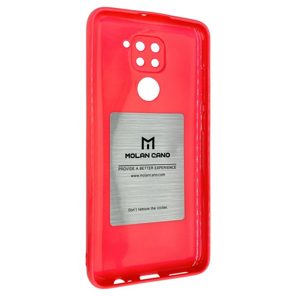 Чехол-накладка Silicone Molan Cano Jelly Case для Xiaomi Redmi Note 9 (pink) 010388-106 фото