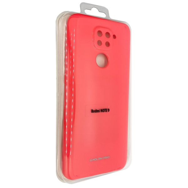 Чехол-накладка Silicone Molan Cano Jelly Case для Xiaomi Redmi Note 9 (pink) 010388-106 фото