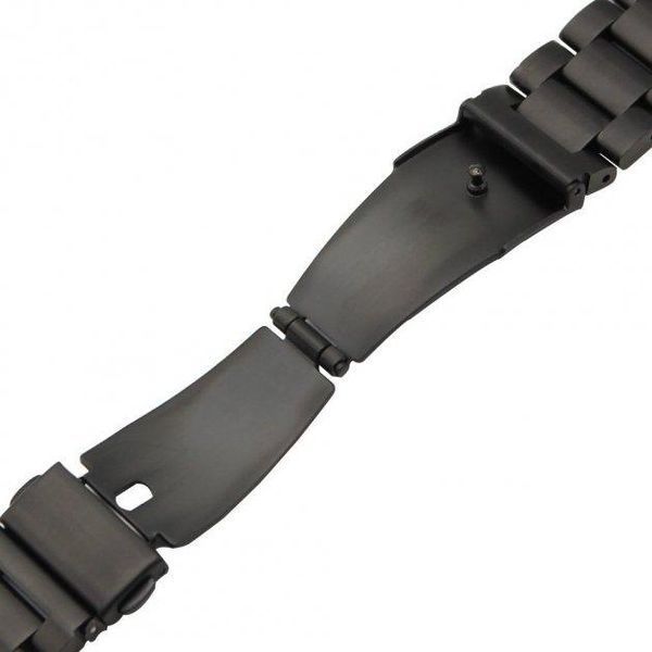 Ремінець CDK для OnePlus Watch 2 | 22mm Metal Fitlink Steel Watch Band (012874) (black) 019119-124 фото
