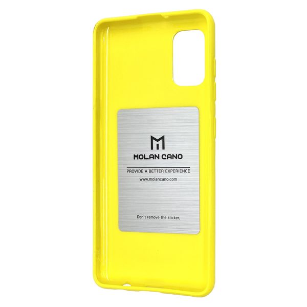Чохол-накладка Silicone Molan Cano Jelly Case для Samsung A41 / A415 (yellow) 010537-147 фото