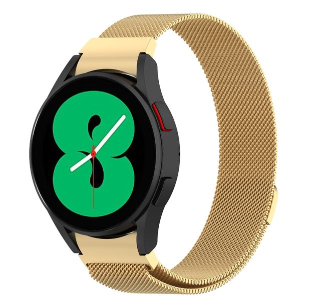 Ремінець CDK для Samsung Galaxy Watch7 (L300/L310) 40mm Metal Ring Milanese Loop Magnetic (013591) (gold) 017875-228 фото