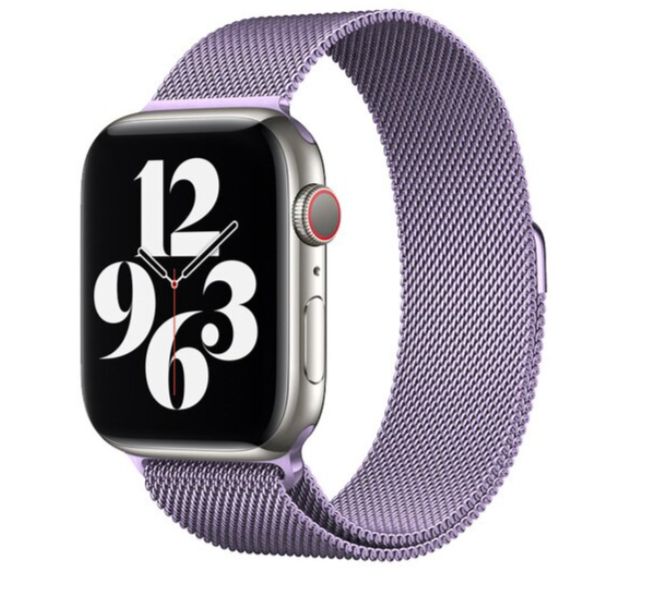 Ремешок CDK для Apple Watch 42mm (Series 10) | Металл Milanese Loop (05527) (purple) 018066-992 фото