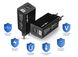 Зарядний пристрій Travel Charger GaN PD+QC3.0 65 W USB / Type-C (BK378) (black) 014505-115 фото 3