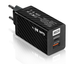 Зарядний пристрій Travel Charger GaN PD+QC3.0 65 W USB / Type-C (BK378) (black) 014505-115 фото 2