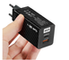 Зарядний пристрій Travel Charger GaN PD+QC3.0 65 W USB / Type-C (BK378) (black) 014505-115 фото 1