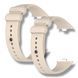 Ремешок 2шт CDK для Xiaomi Mi Smart Band 9 Pro | Silicone Sport Band (017124) (ivory) 022137-008 фото 1