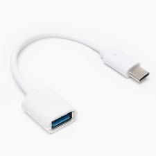 Перехідник-кабель OTG Type-C / USB-C на USB 3.0 (white) 015462-054 фото