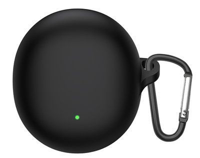 Чохол для Oppo Enco R2 | Silicone Candy Friendly з карабіном (016054) (black) 019508-064 фото