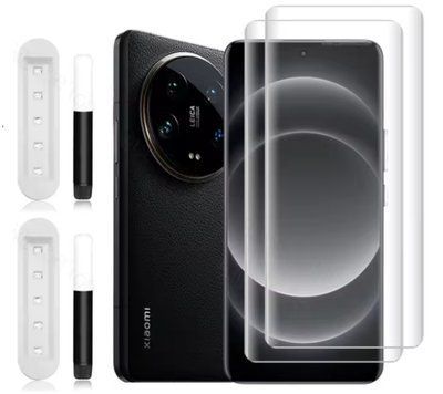 Захисне скло 2 шт CDK для Xiaomi 14 Ultra | UV Curved (021047) (clear) 021060-063 фото