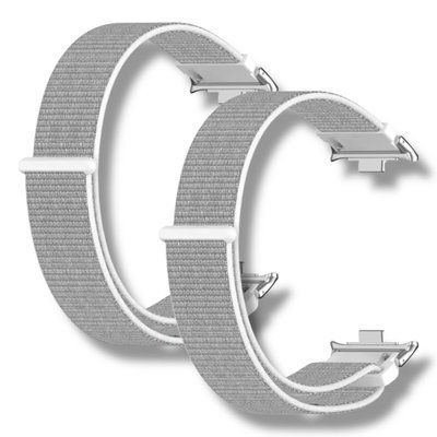 Ремешок 2шт CDK для Xiaomi Mi Smart Band 9 Pro | Nylon Sport Loop (017323) (seashell) 022131-967 фото