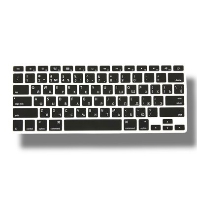 Накладка силікон на клавіатуру для Apple MacBook Air 13" A1369 / A1466 (2010 - 2017) USA (010311) (black) 010311-722 фото
