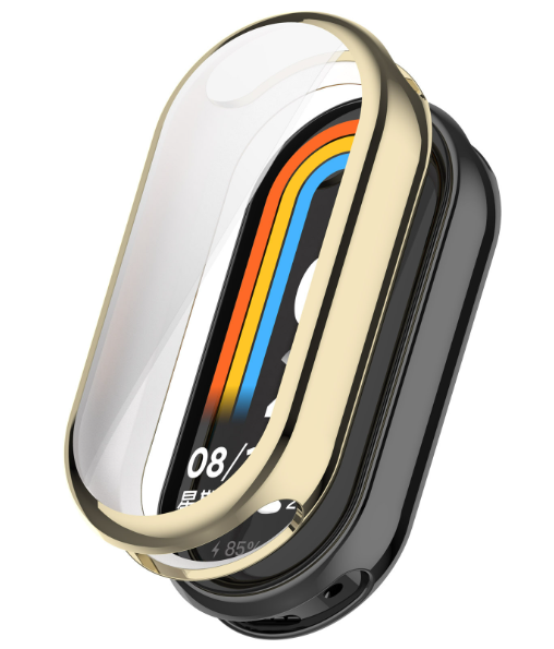 Чехол-накладка DK Silicone Face Case для Xiaomi Mi Band 8 (pale gold) 016403-071 фото