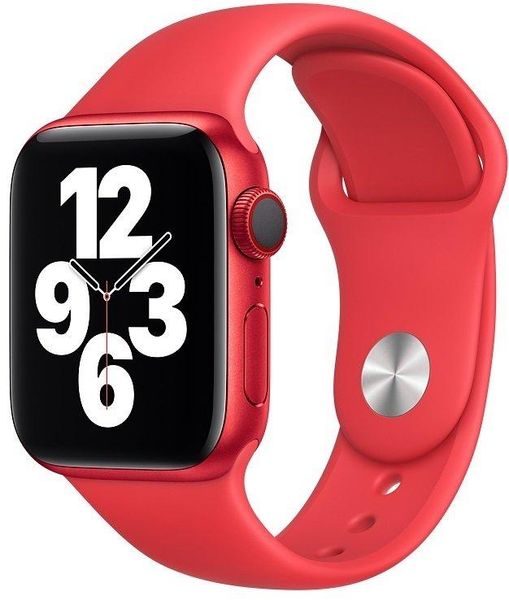 Ремешок CDK для Apple Watch 46mm (Series 10) | M / L Silicone Sport Band (05531) (red) 018059-126 фото