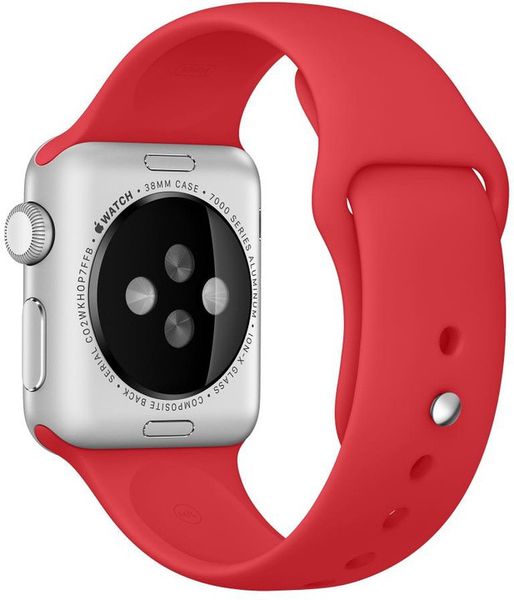 Ремешок CDK для Apple Watch 46mm (Series 10) | M / L Silicone Sport Band (05531) (red) 018059-126 фото