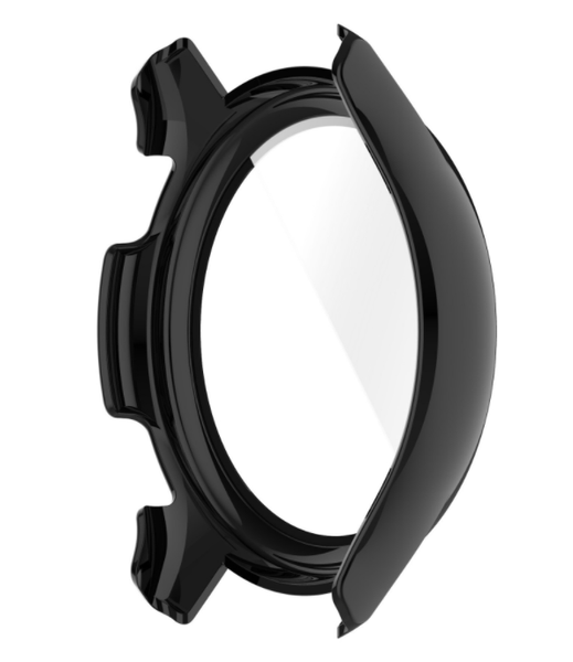Чехол-накладка DK Пластик Soft-Touch Glass Full Cover для Realme Watch T1 (black) 013575-124 фото