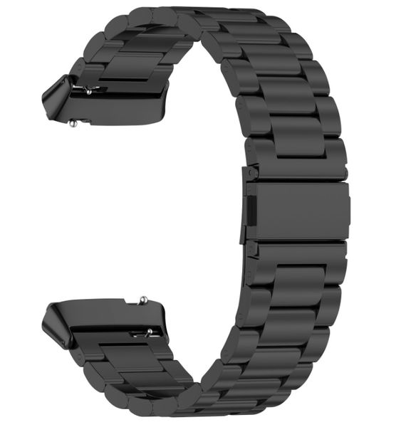 Ремінець DK Metal Fitlink Steel Watch Band для Xiaomi Redmi Watch 3 Active / 3 Lite (black) 017321-124 фото