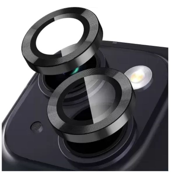 Защитное стекло на камеру CDK Lens Metal Ring Eagle Eye для Apple iPhone 15 (015735) (black) 017165-062 фото