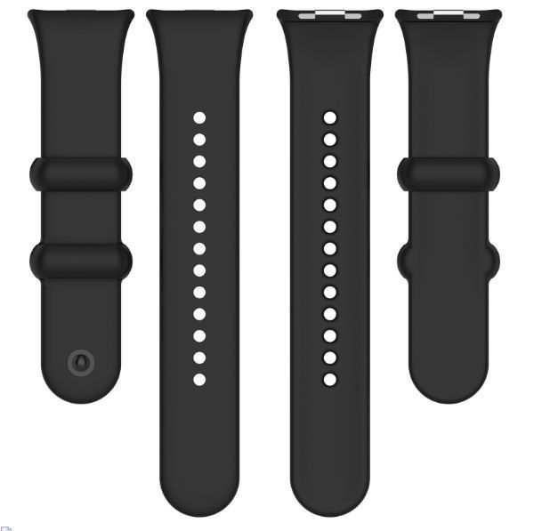 Ремешок 2шт СDK для Xiaomi Mi Band 8 Pro | Silicone Sport Band (017124) (black) 022006-124 фото