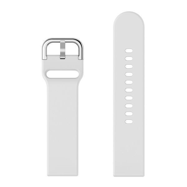 Ремінець CDK для Samsung Watch4 (R860 / R865) 40mm | "S" 20mm Silicone Sport Band Classic (012194) (white) 013277-127 фото