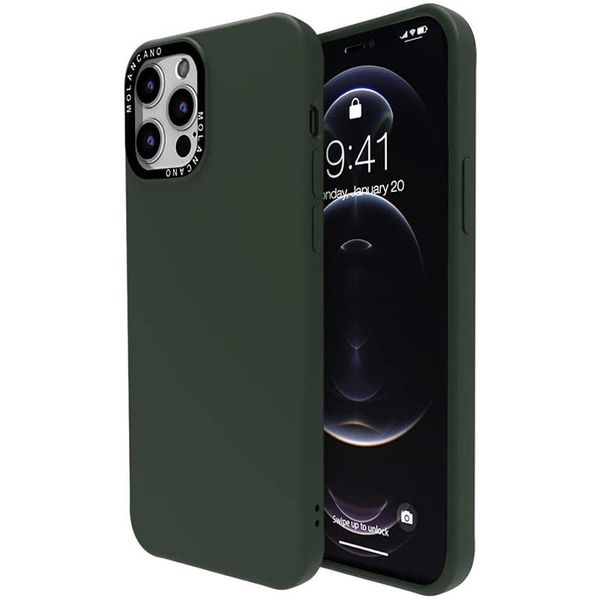 Чехол-накладка Silicone Molan Cano SF Jelly MIXXI для Apple iPhone 12 / 12 Pro (green) 012781-135 фото