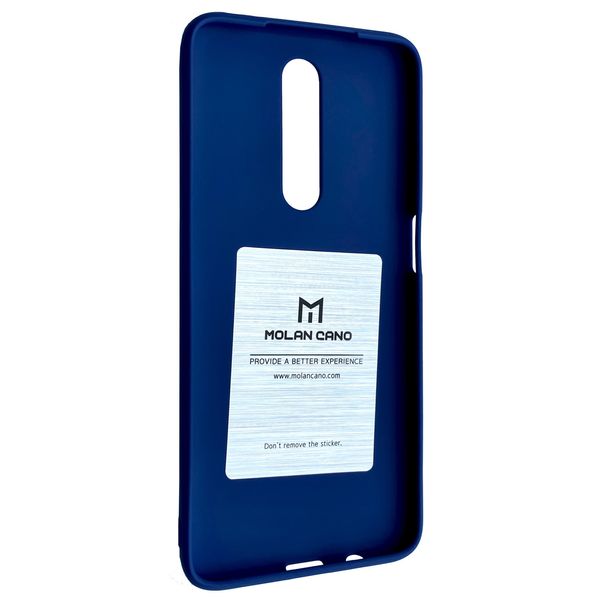 Чехол-накладка Silicone Hana Molan Cano для Xiaomi Redmi K30 / Poco X2 (blue) 09968-077 фото