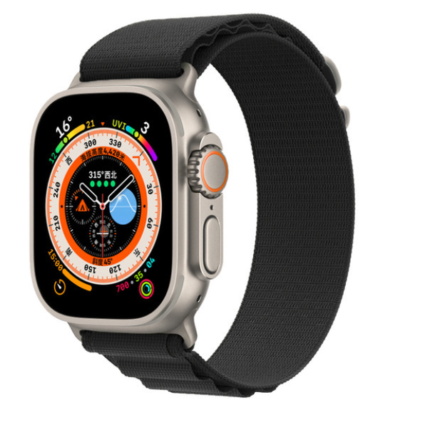 Ремінець DK Polyester Alpine Loop для Apple Watch 42 / 44 / 45 / 49 mm (black) 015586-124 фото