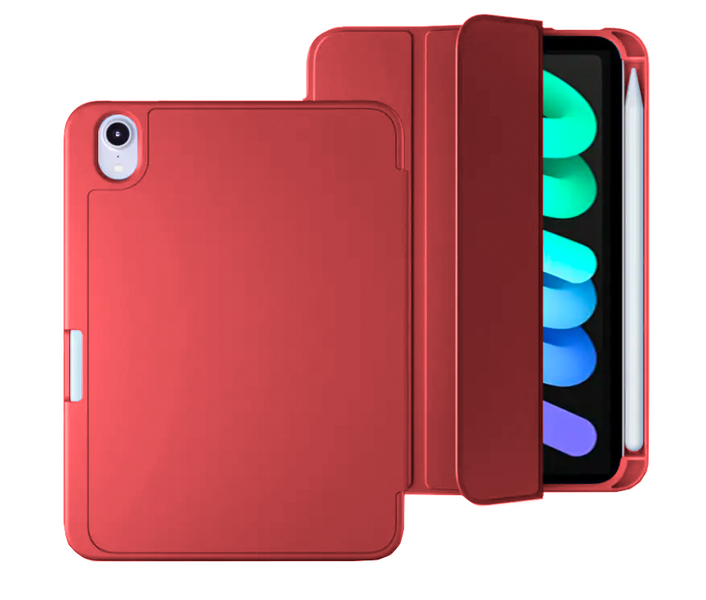 Чехол-книжка DK Эко-кожа силикон Smart Case Стилус для Apple iPad mini 8.3" 6gen 2021 (A2567/ A2568) (red) 013752-082 фото