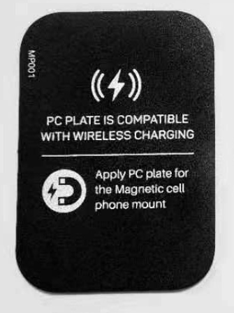Пластиковая пластина ((W)) 45x65mm для магнитного держателя на 3M скотче (прямоугольник) (black) 013525-377 фото