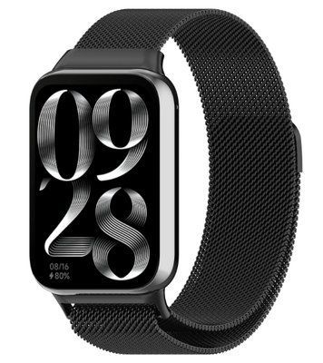 Ремешок CDK для Xiaomi Mi Smart Band 9 Pro | Metal Milanese Loop Magnetic (017123) (black) 018663-124 фото