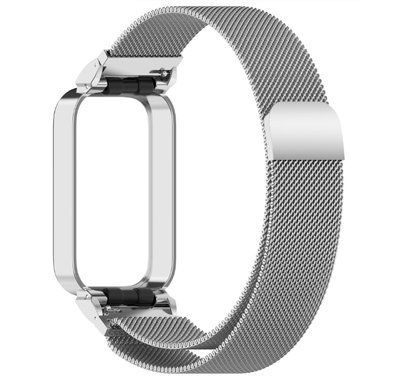 Ремінець для Xiaomi Mi Smart Band 9 Active | Metal Milanese Loop Magnetic (018854) (silver) 018854-227 фото