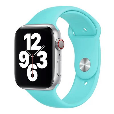 Ремешок CDK для Apple Watch 46mm (Series 10) | M / L Silicone Sport Band (05531) (mint green) 018059-952 фото