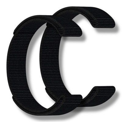Ремінець 2шт CDK для Garmin Epix Pro (Gen 2) 47mm | 22mm Nylon Sport Loop (018558) (black) 020781-124 фото