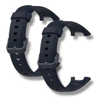 Ремінець 2шт CDK для Xiaomi Mi Band 7 Pro | Silicone Sport Band Classic (015137) (dark blue) 022371-132 фото