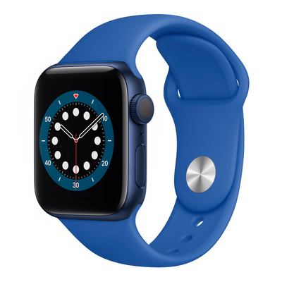 Ремінець DK для Apple Watch 42 mm (Series 1 / 2 / 3) | M / L Silicone Sport Band (05531) (sorcelain blue) 05531-015 фото