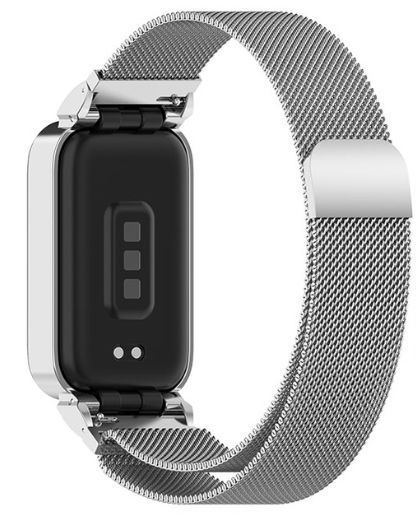 Ремінець для Xiaomi Mi Smart Band 9 Active | Metal Milanese Loop Magnetic (018854) (silver) 018854-227 фото