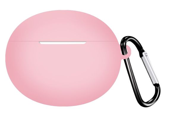 Чехол-накладка DK Silicone Candy Friendly с карабином для Xiaomi Redmi Buds 4 Active (pink) 017511-068 фото