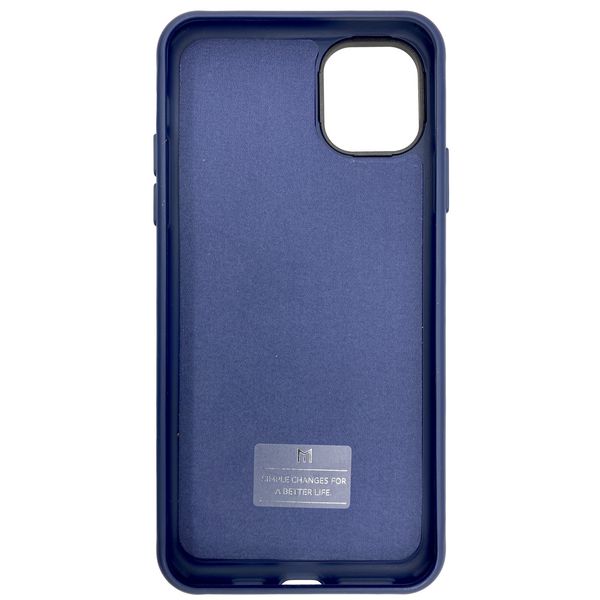 Чохол-накладка Silicone Molan Cano SF Jelly MAI XI для Apple iPhone 11 Pro Max (dark blue) 012780-831 фото